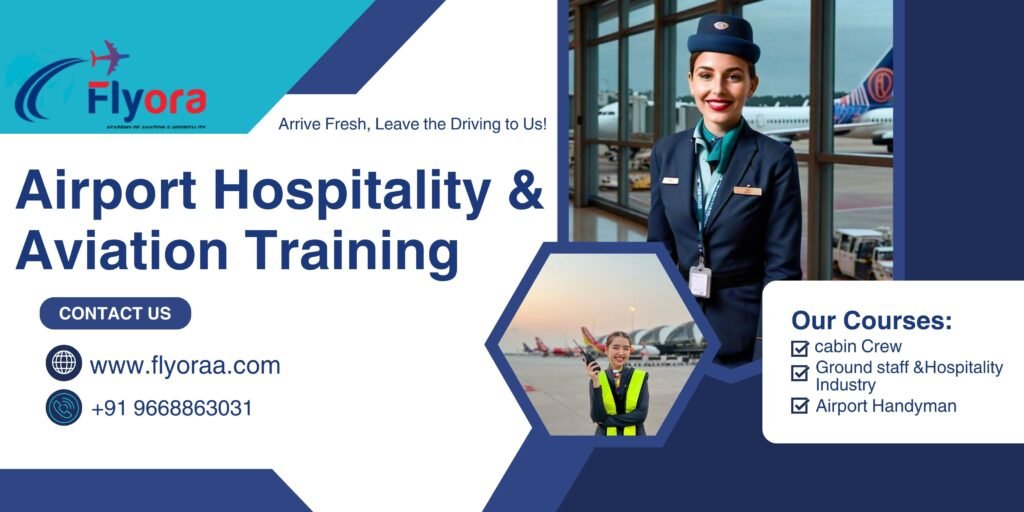 flyoraa airport hospitality & aviation training Banner